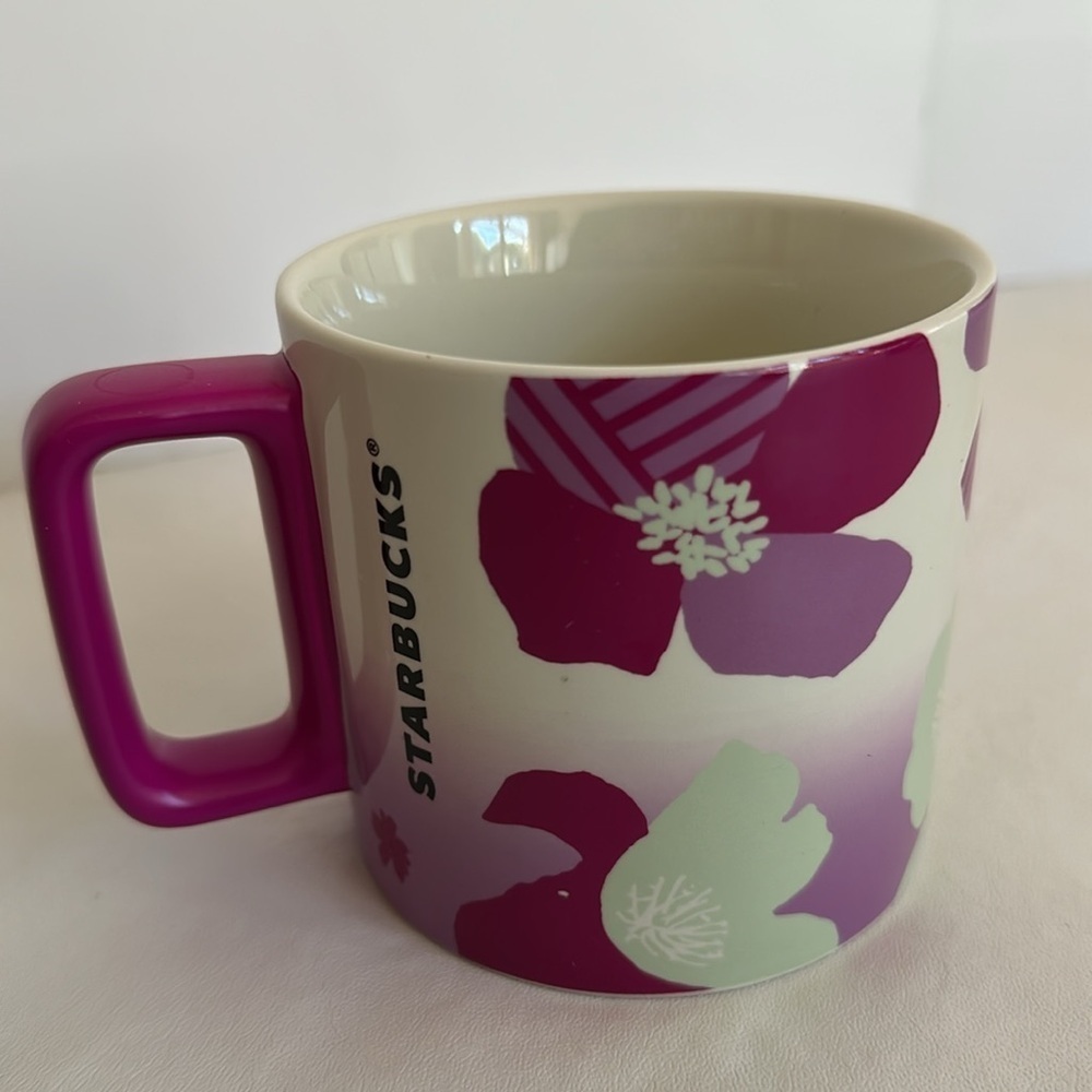 Starbucks Hawaiian Purple Flower Cup